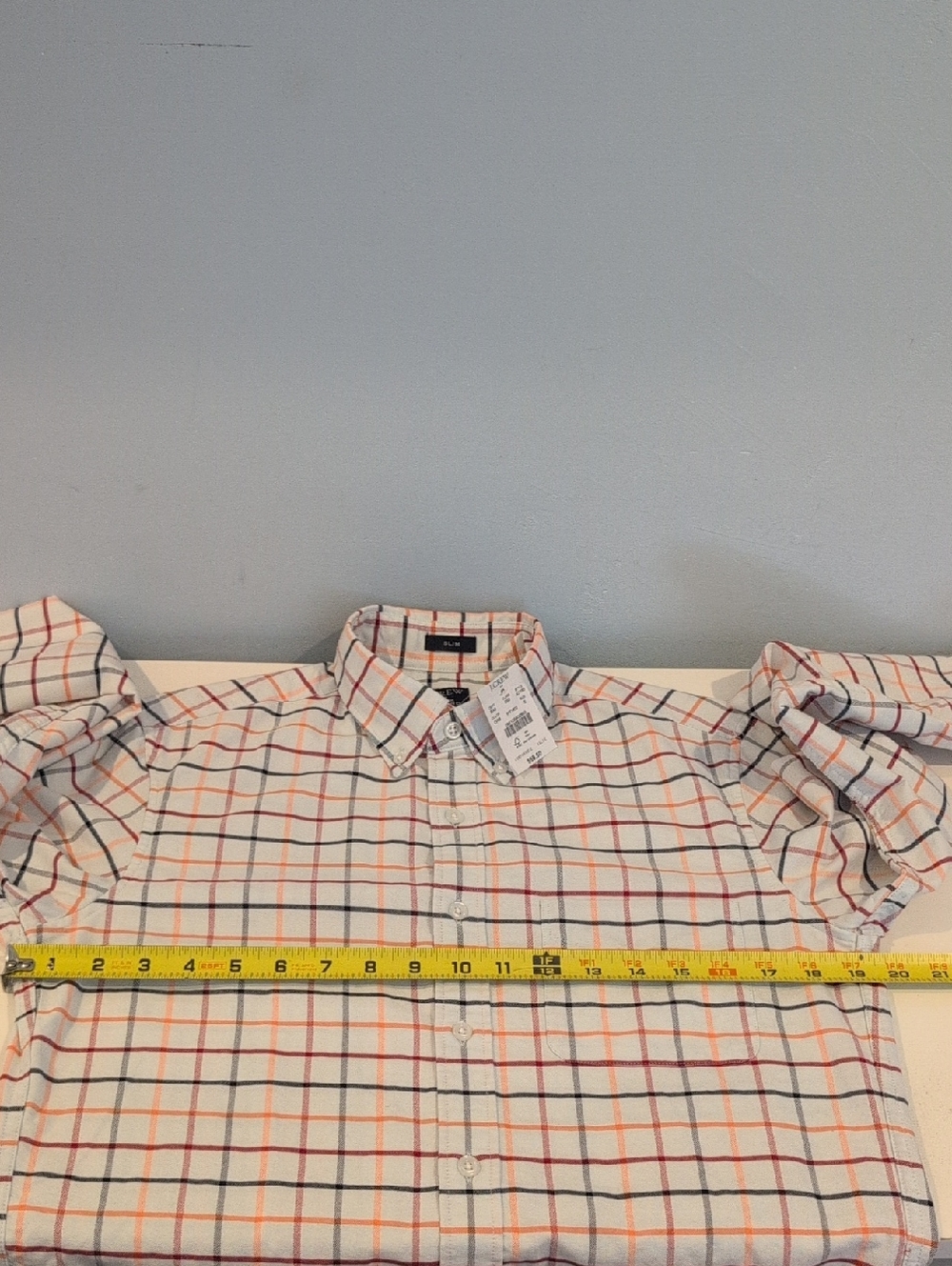 J. Crew Men's Small Slim Fit Flex Oxford Long Sleeve Button Down NWT Style#AD163 - Picture 12 of 16